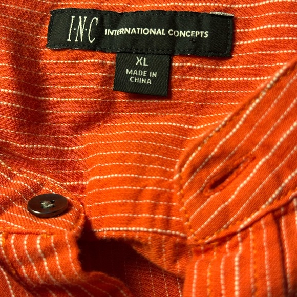 INC International Concepts Women’s Banded Collar Blouse - Size XL - Picture 3 of 5